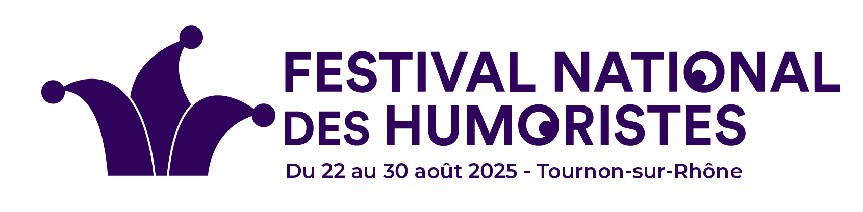 Logo Festival des Humoristes – Signature Violet